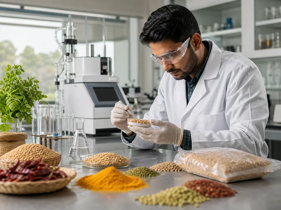 Agro & Food Processing testing at Eco-Green Labs