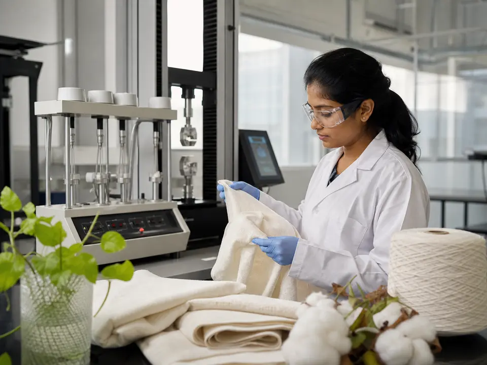 Textiles testing at Eco-Green Labs